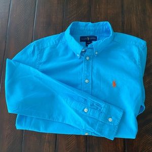 Ralph Lauren boys size L (14-16) collared long sleeve